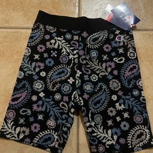Champion Black Patterned Shorts